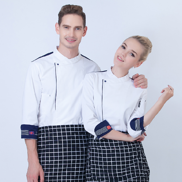 Uniforme de cuisinier en coton - Ref 1908282 Image 1