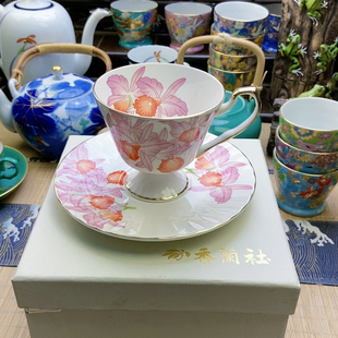 新款!高品!福利出!香兰社高足咖啡杯 带盒 特价