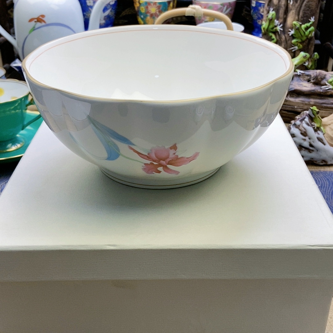福利！大漏！香兰社鸢尾花大钵 汤碗 带盒 特价,餐饮具,茶杯,淘宝优惠券,粉丝福利购,淘宝优惠卷