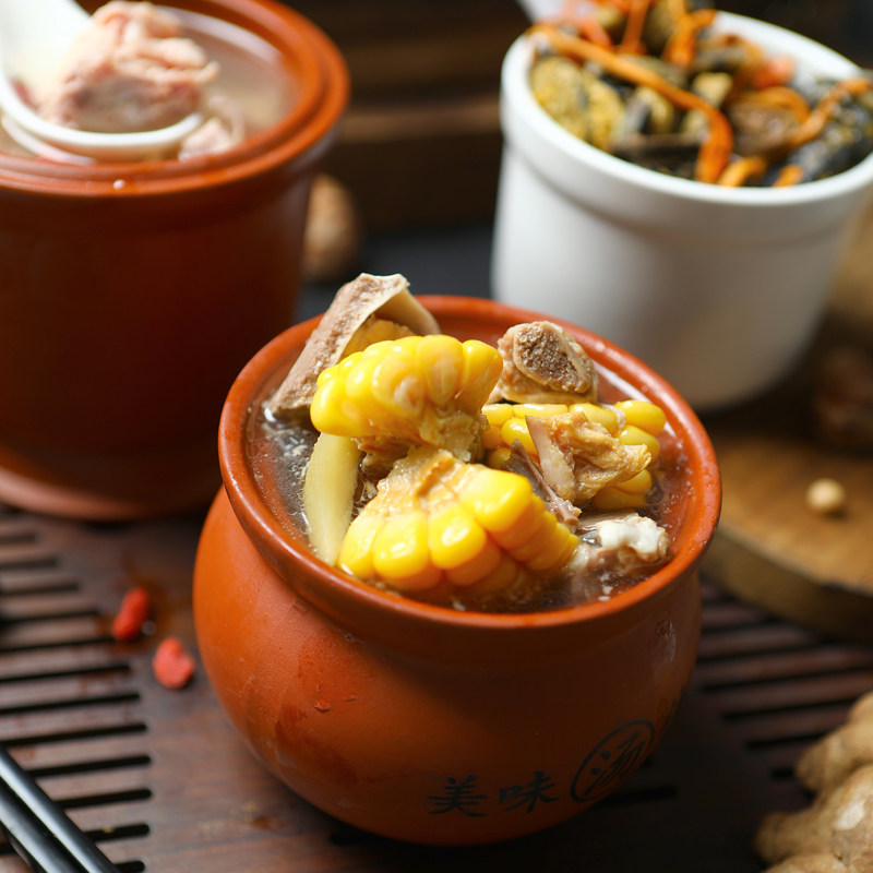 广东玉米炖排骨中式成品加热即食汤速食汤商用炖汤营养中式简餐汤