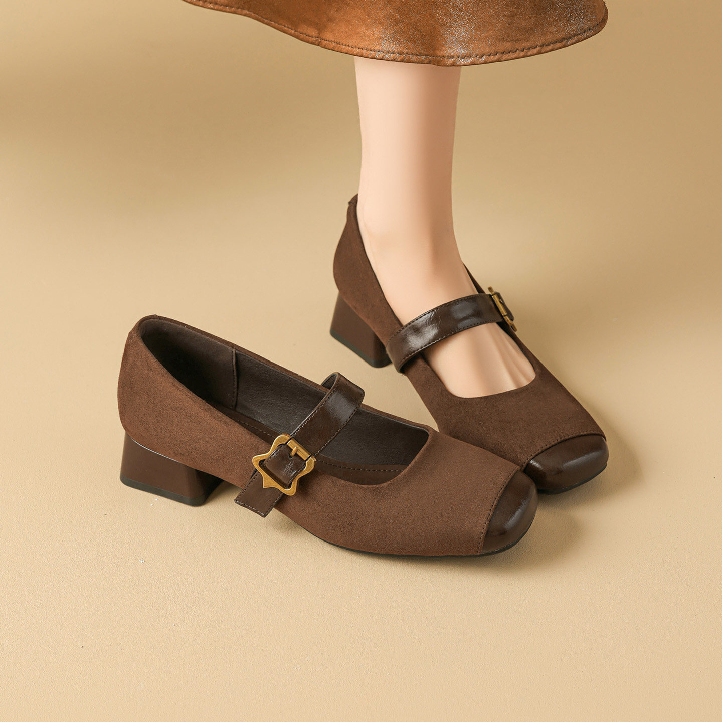 15mins芭蕾玛丽珍鞋女2026春季新款复古绝美单鞋气质通勤小皮鞋子,女鞋,玛丽珍鞋,淘宝优惠券,粉丝福利购,淘宝优惠卷