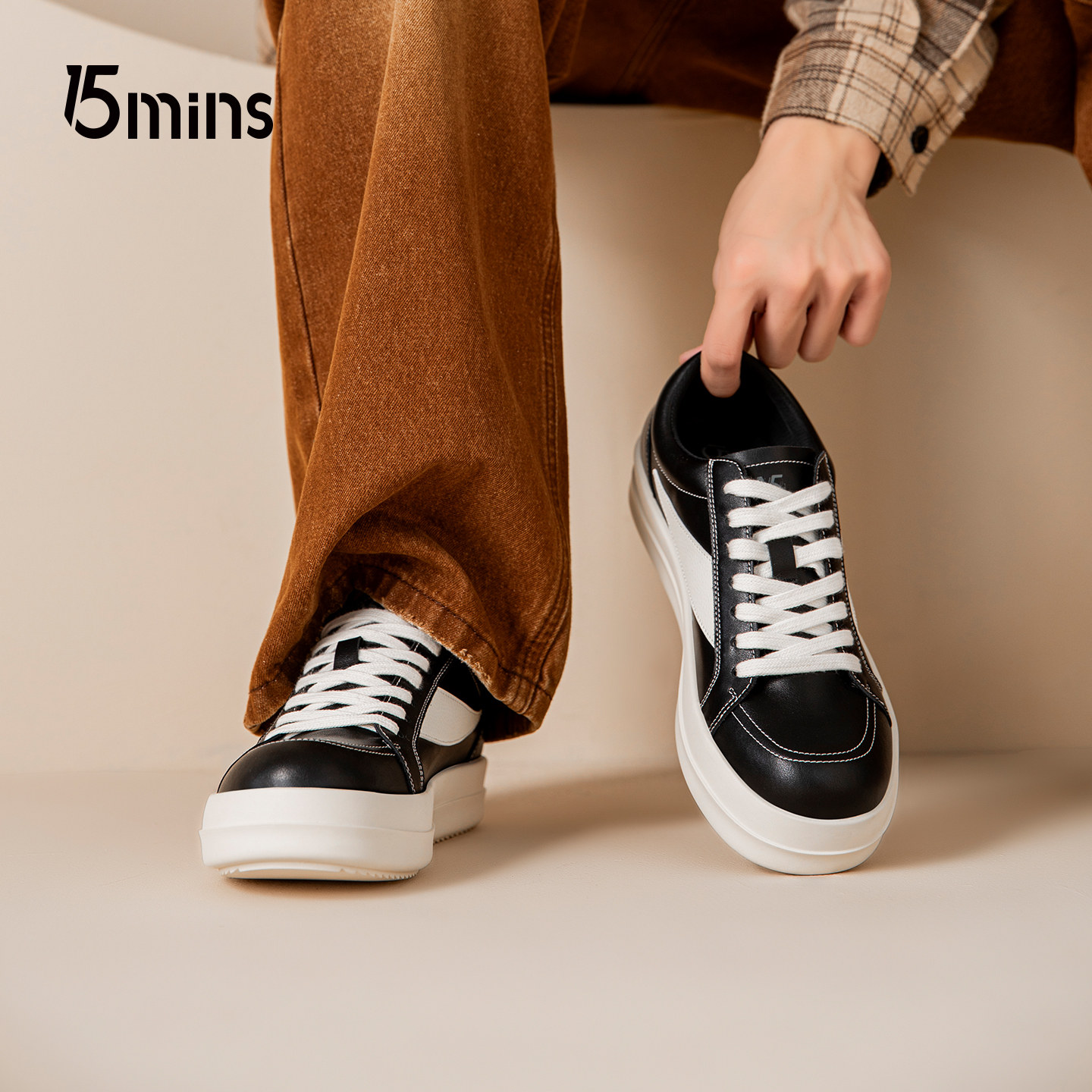 【增高6CM】15mins内增高男款板鞋厚底2025新款运动情侣休闲鞋子