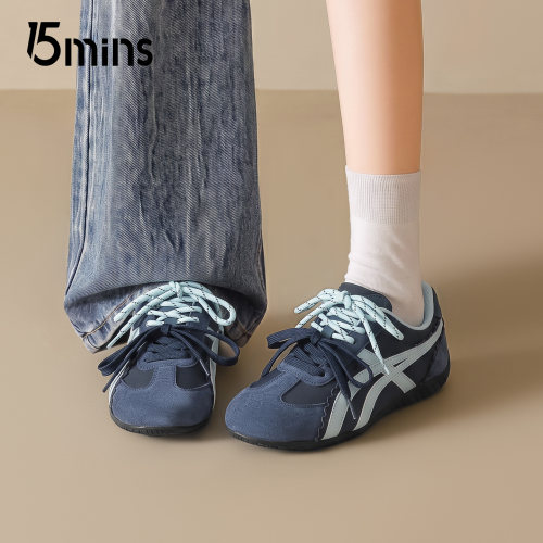 15mins厚底舒适百搭德训鞋女