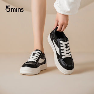 【增高6CM】15mins内增高女款板鞋厚底2025新款情侣休闲鞋子通勤