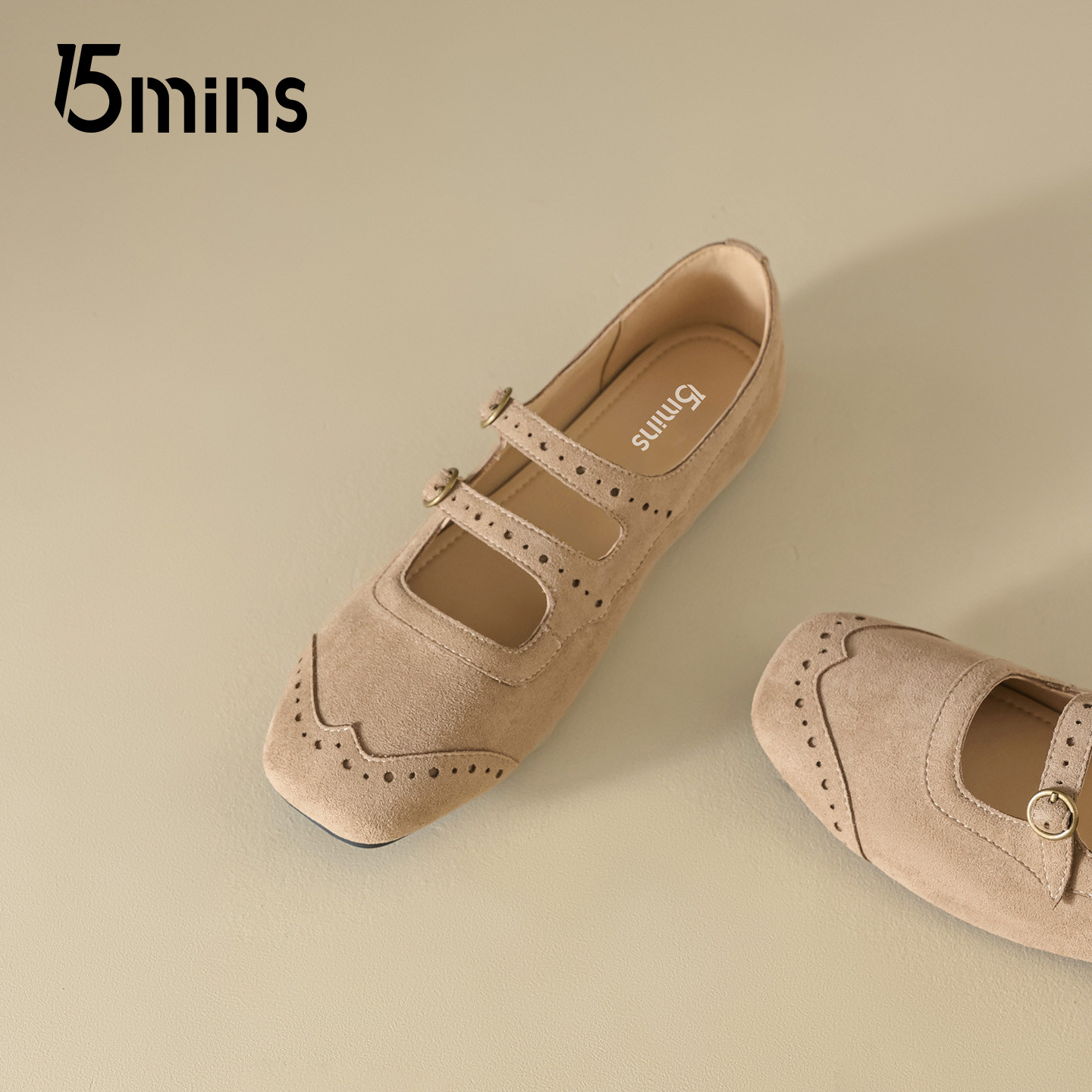 15mins法式复古玛丽珍鞋女士2026春秋新款芭蕾舞鞋平底单鞋配裙子,女鞋,玛丽珍鞋,淘宝优惠券,粉丝福利购,淘宝优惠卷