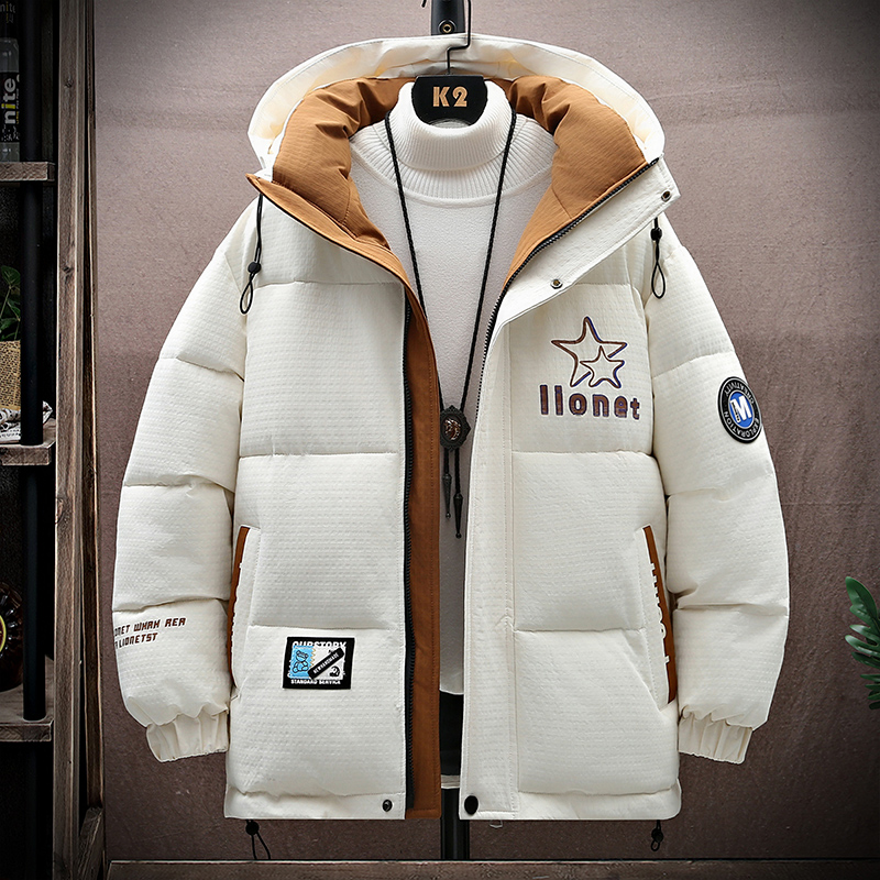 冬季13青少年羽绒服12岁男孩14初高中学生15帅气加厚外套16冬装潮