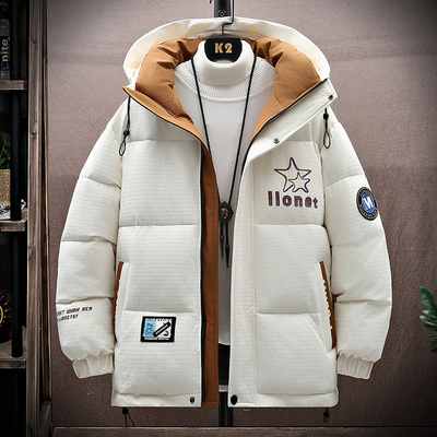 冬季13青少年羽绒服12岁男孩14初高中学生15帅气加厚外套16冬装潮