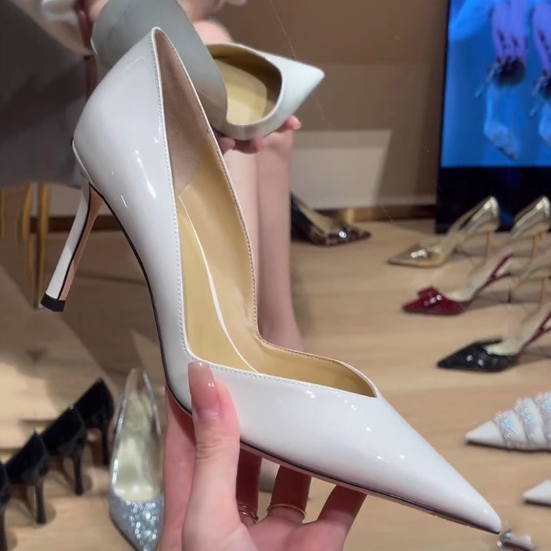 细跟浅口尖头气质单鞋2024秋新款