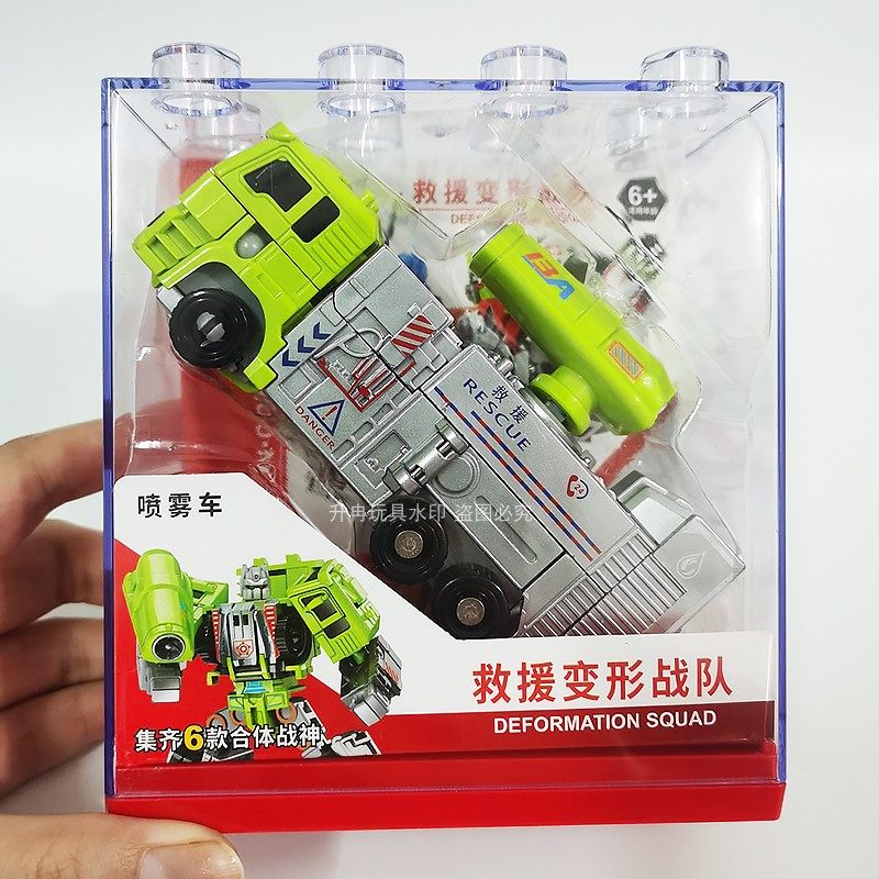 儿童救援变形战队组合机器人玩具喷雾车铲车救护车六合体男孩玩具,玩具/童车/益智/积木/模型,儿童机器人/变形玩具,淘宝优惠券,粉丝福利购,淘宝优惠卷