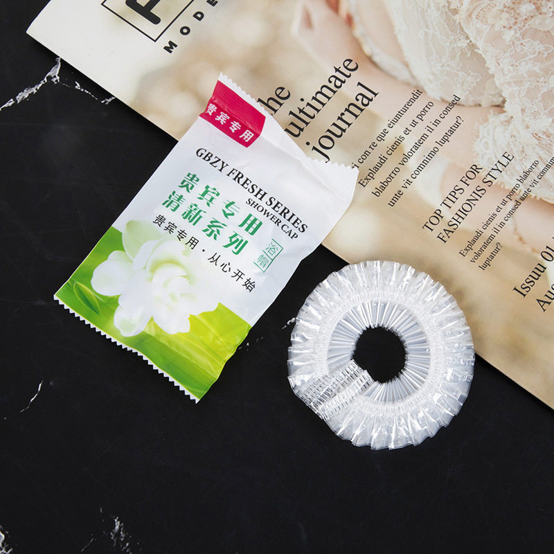 酒店一次性浴帽女防水头套加厚加大家用洗澡染发美容院发膜套专用