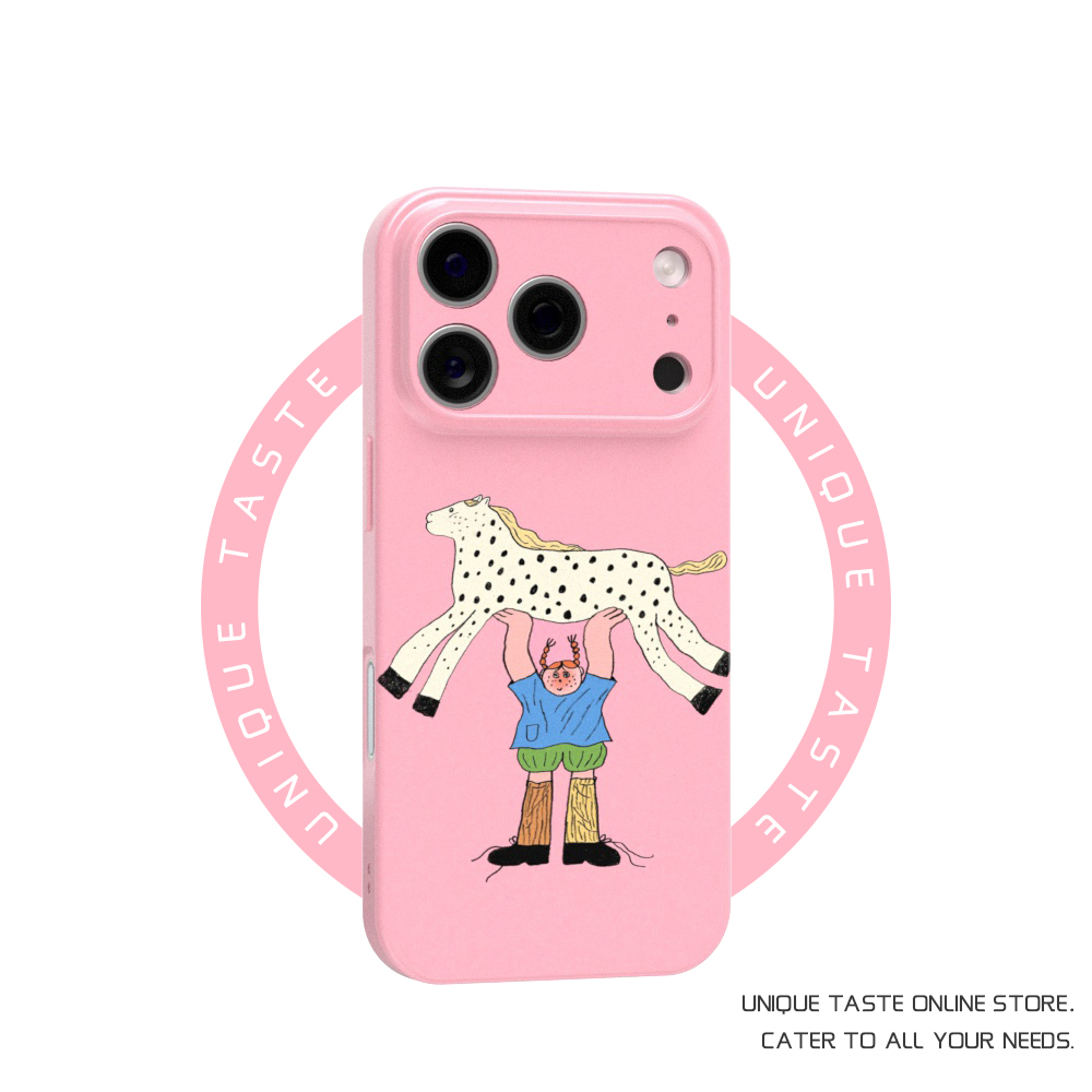 大力美少女适用iPhone17promax苹果16小米15可爱mate70华为p80nova荣耀400小众12独特手机壳11一加13红米vivo