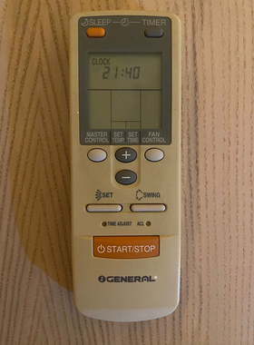 GENERAL 富士通珍宝将军空调冷气机遥控器ASG24FBBN AR- JW4 全新