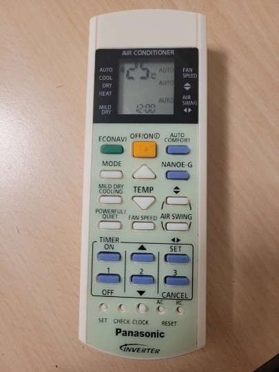 适用Panasonic松下乐声樂信冷气机遥控器CS-V12RWA A75C3300 全新