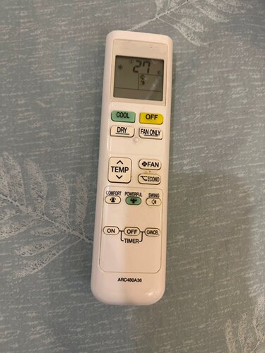适用大金空调遥控器 ARC480A36 480A1 ARC480A4 480A3 A2 英文