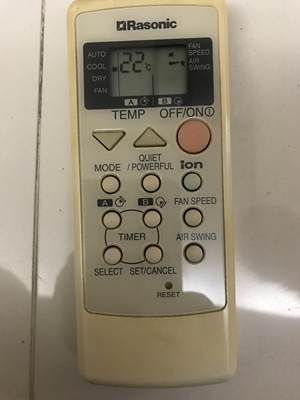 rasonic乐信空调冷气机遥控器
