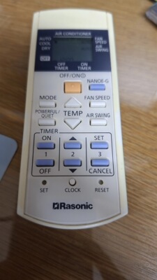 适用樂信Rasonic冷气机空调遥控器A75C4613 3941 CS-V12PWA-2