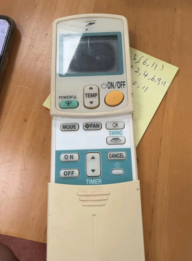 适用DAIKIN大金空调遥控器ARC433A26 ARC433A24 ARC433A73英文新