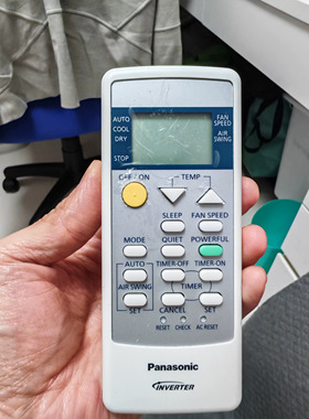 适用松下Panasonic窗机变频冷气机遥控器 ACXA75C21890 通用港澳