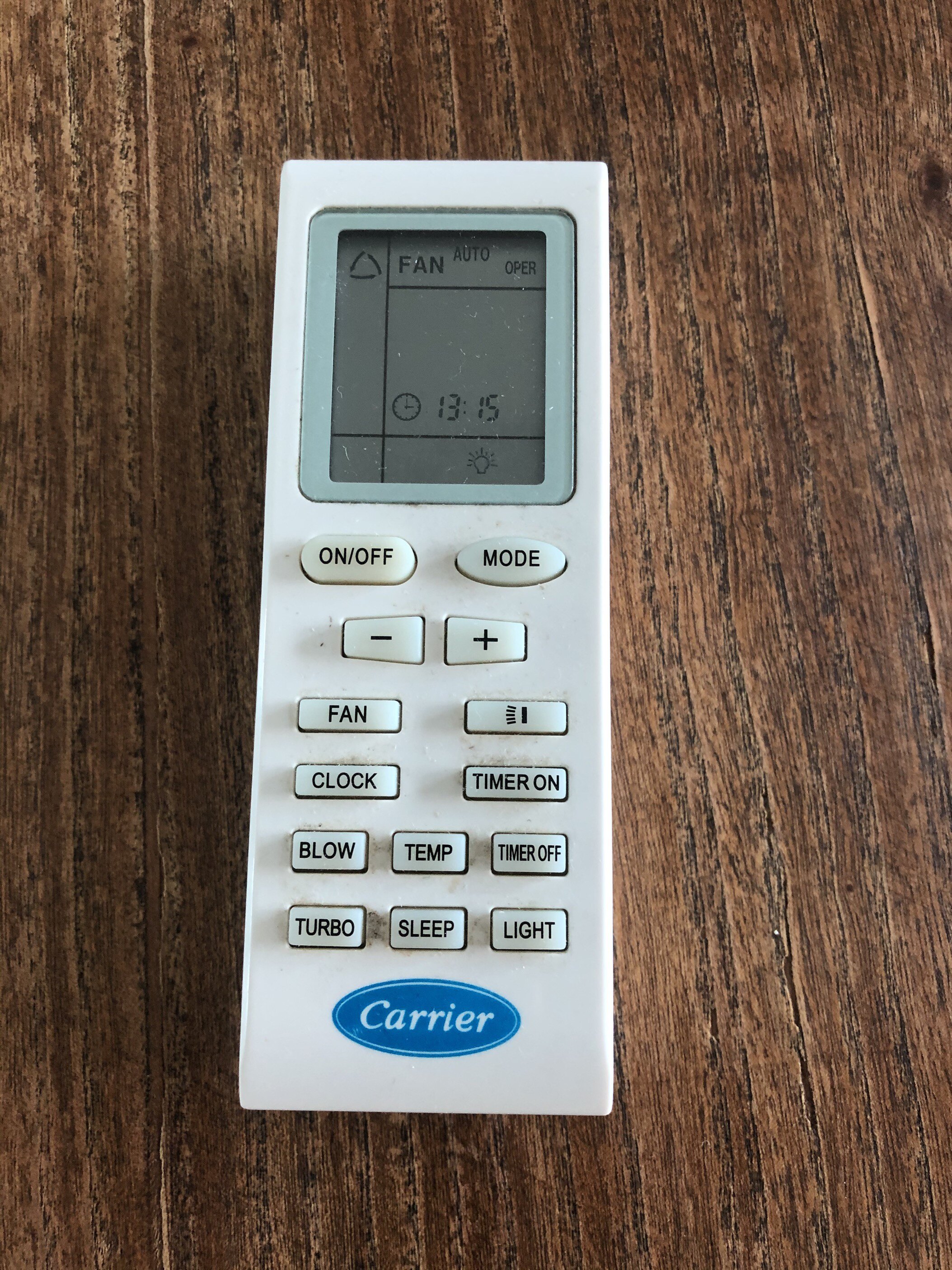 适用carrier 开利空调遥控器通用全新英文选版外观功能一致通用