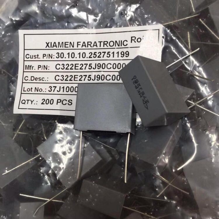 法拉安规电容 275J 250V MKP21 275J 2.7uF 250V C322E275J P22MM