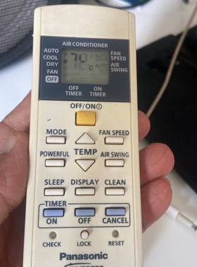 适用松下空调遥控器A75C4676 3297 2817 2825 2841 2925 3623英文