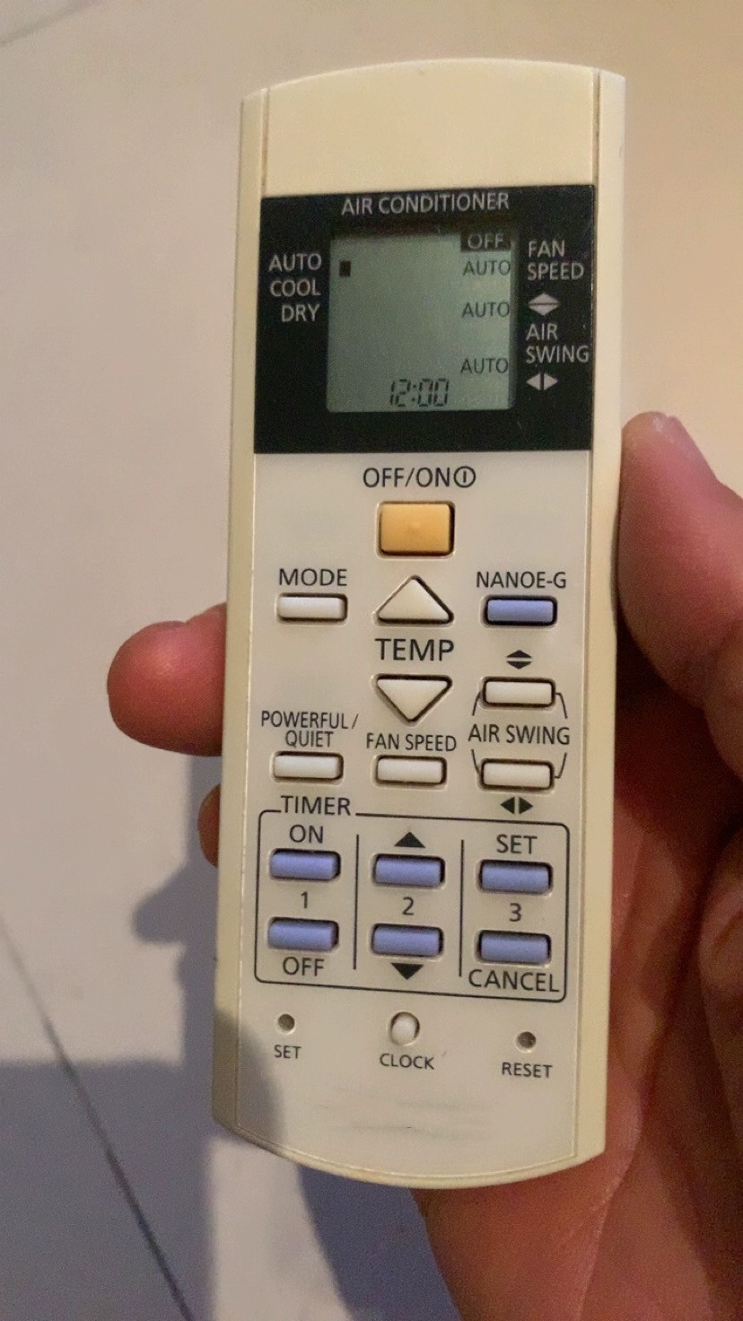 适用松下乐信冷气空调遥控器 A75C3297 CS-V18PWA 全新通用