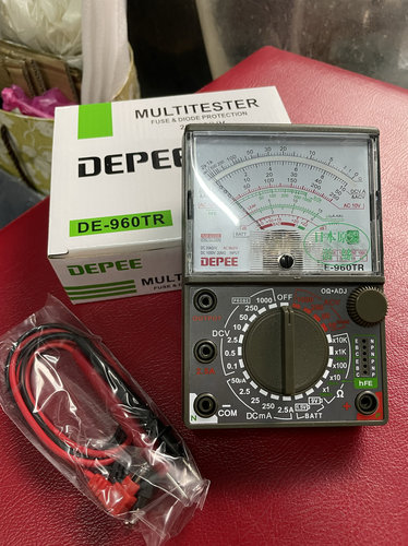 指针式万用表DE-360TRE 960T高精度多功能电工维修表机械表指针式