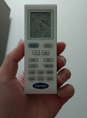 适用Carrier 开利空调遥控器 YB1FA4 YB1F2 英文版外观一样通用