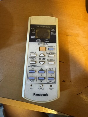 适用松下空调遥控器 CS-V9NWA A75C3941 4603 4611 4706 4448全新
