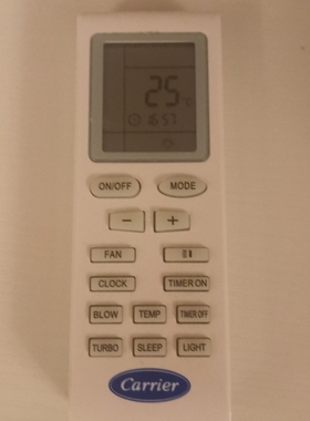 适用开利 扎努西 空调遥控器 Carrier空调遥控器 YB1FA YB1F2通用