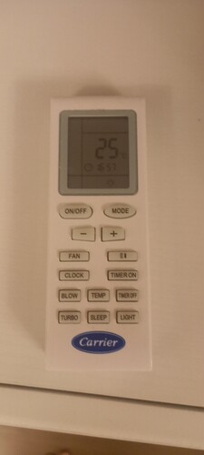 适用开利 扎努西 空调遥控器 Carrier空调遥控器 YB1FA YB1F2通用