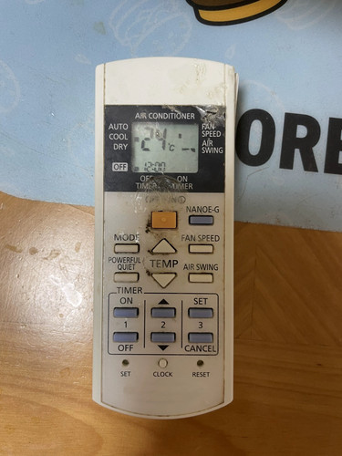 英文适用松下空调遥控器CS-V9RWA A75C3941 3297 4611 4706 通用