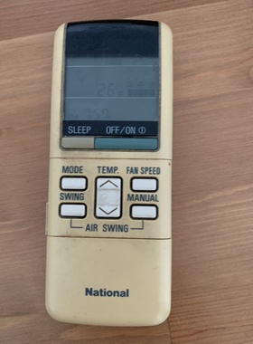 National松下空调遥控器A75C598 602 CS-C241KA 975KW 通用全新