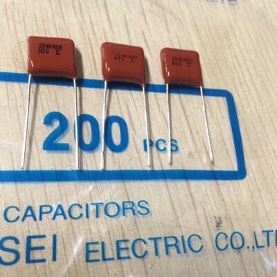 NISSEI 日精CBB电容 104J 400V 450V 0.1uf 100nF 400V 脚距10MM