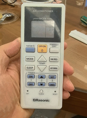 适用松下樂信Rasonic乐信01480 04239 384000350 02570冷气遥控器
