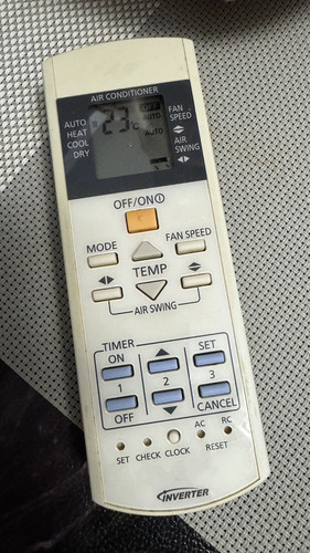 英文適用松下冷氣機遙控器A75C3293 A75C3300 3935 3708 4185全新