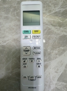 港适用大金空调遥控器 ARC480A32 A36 480A1 ARC480A4 A3 A2 英文