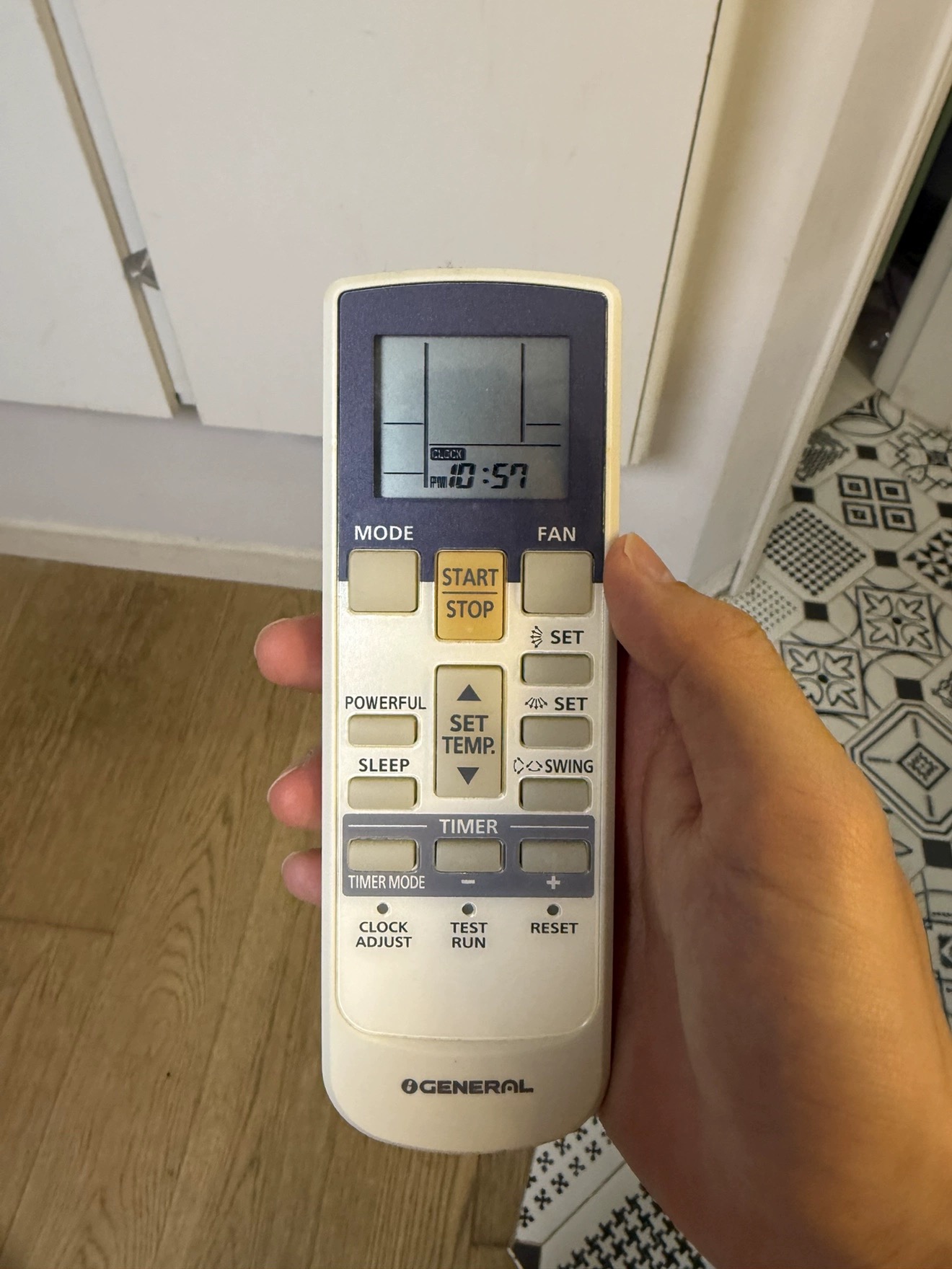 CENERAL富士通空调遥控器AR-RAJ1E RY12 ASWX18FAT冷气机冷暖通用