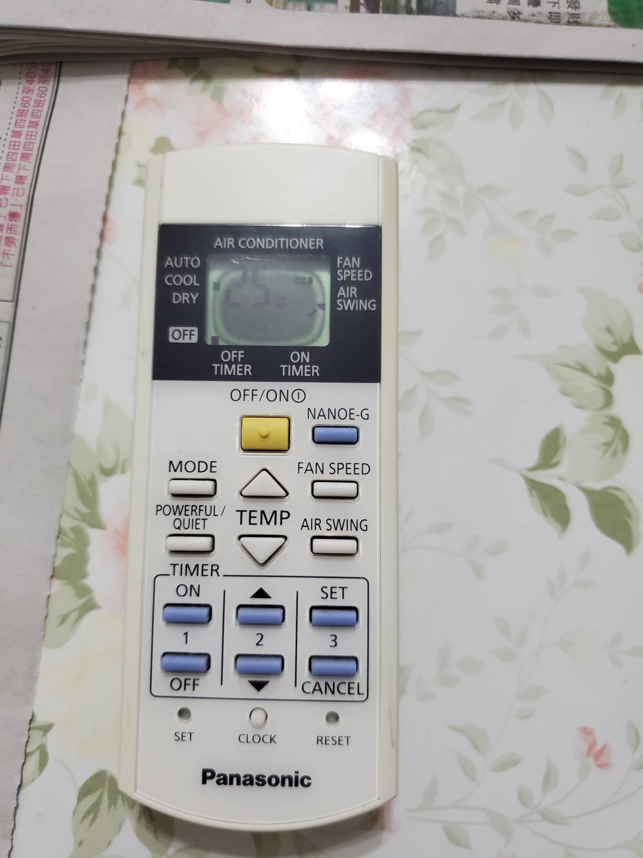 适用Panasonic松下空调遥控器 CS-V7RWA V9RWA V12RWA  全新通用