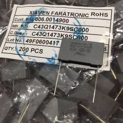 法拉安规电容 MKP63 473K 300VAC Y2  C43Q2473K 300VAC 脚距22MM