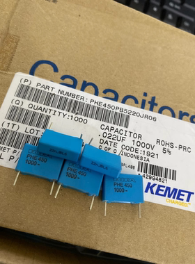 PHE450PB5220JR06 1000V 22NF/223/0.022UF RIFA-KEMET基美电容器