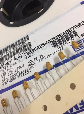 35V2.2UF 2.2UF/35V T353C225K035AS KEMET 基美 直插钽电容器P5