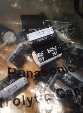 35V2000UF 可代2200uf/松下 TP系 耐高温135℃电解电容器 18*25