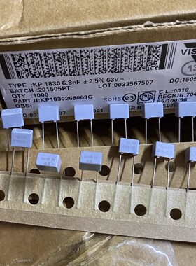 KP1830268063G 6.8NF/682/6800PF 63V VISHAY-ERO薄膜电容器1830