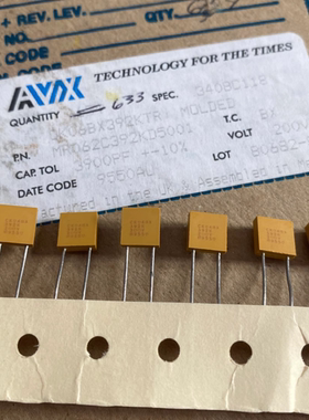 MR062C392KD5001 200V3900PF/200V3900P多层陶瓷独石电容器AVX