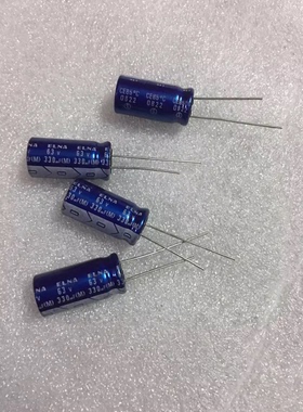 63V330UF 330UF 63V ELNA伊娜 RE2 闪 蓝袍 电解电容器 10*20
