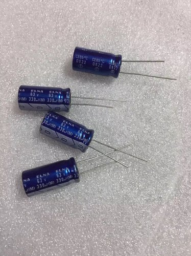 ELNA闪蓝袍电解电容器10*20