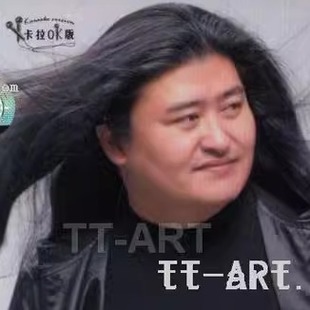 正品黑色中分假发模仿刘欢假发道具节日舞台表演假发男女反串假发