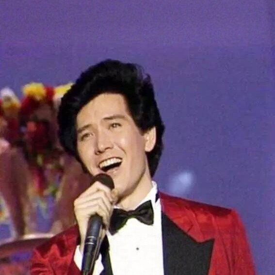 费翔同款假发1987年春晚冬天里的一把火同款发型表演拍摄道具黑色