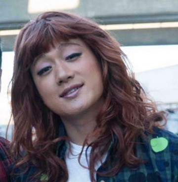 长卷发假发迷上你小品斜刘海无无